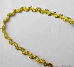 Ric-Rac Braid 11mm - Metallic Gold