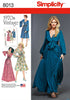 Simplicity - S8013 Misses' Vintage 1970's Dresses - WeaverDee.com Sewing & Crafts - 1