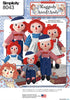 Simplicity - S8043 Raggedy Ann & Andy Dolls - WeaverDee.com Sewing & Crafts - 1