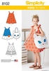 Simplicity - S8102 Child's Easy-to-Sew Sundress & Kitty Tote - WeaverDee.com Sewing & Crafts - 1