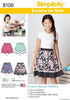 Simplicity - S8106 Learn To Sew Skirts for Girls & Girls Plus - WeaverDee.com Sewing & Crafts - 1