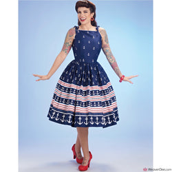 Simplicity Pattern S8873 Misses' Vintage 1950s Dress by Gertie
