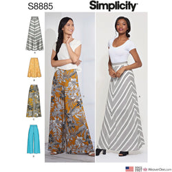 Simplicity Pattern S8885 Misses' Skirt & Pants