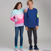 Simplicity Pattern S9028 Girls' & Boys' Knit Tops with Hoodie