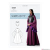 Simplicity Pattern S9089 Misses' Fantasy Gown Costume