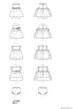Simplicity Pattern S9117 Babies' Dresses, Panties & Headband