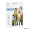 Simplicity Pattern S9129 Unisex Pyjama Bottoms (Adult, Teen & Child)