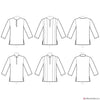 Simplicity Pattern S9158 Men's Half Buttoned Shirts