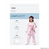 Simplicity Pattern S9204 Children's/Girls' Gathered Tops, Dresses, Gown & Pants
