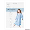 Simplicity Pattern S9216 Children's Robe, Gowns, Top & Pants