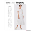 Simplicity Pattern S9222 Misses' Knit Dress In 2 Lengths