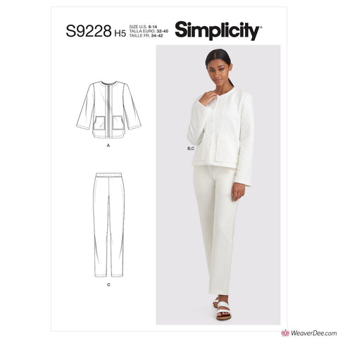 Simplicity Pattern S9228 Misses' Sportswear