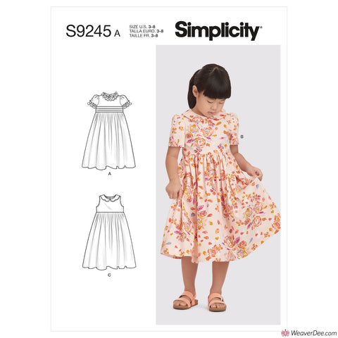 Simplicity Pattern S9245 Children's Dress