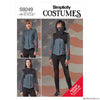 Simplicity Pattern S9249 Misses' Witch Warrior Costume