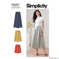 Simplicity Pattern S9267 Misses' Skirt In 3 Lengths