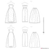 Simplicity Pattern S9289 Misses' Strapless Dress, Detachable Train & Belt