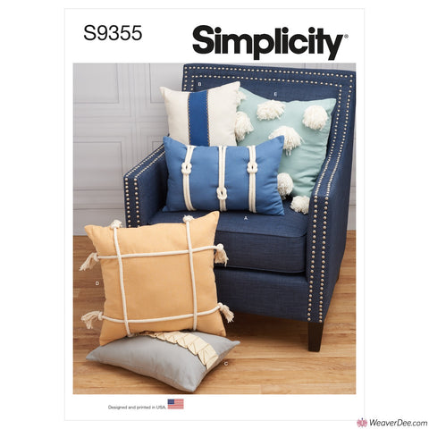 Simplicity Pattern S9355 Pillows