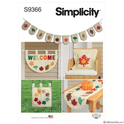 Simplicity Pattern S9366 Leaf Décor