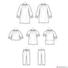 Simplicity Pattern S9393 Children's Dress, Tunic, Top & Trousers