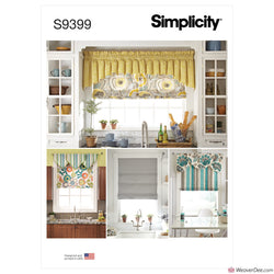 Simplicity Pattern S9399 Roman Shades & Valances