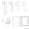 Simplicity Pattern S9401 Tabletop Accessories & Chair Pad