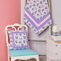 Simplicity Pattern S9410 Learn-to-Sew Quilted Blanket & Pillow
