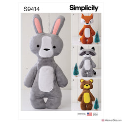 Simplicity Pattern S9414 Stuffed Animals