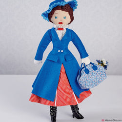 Simplicity Pattern S9420 Mary Poppins 17" Stuffed Doll & Clothes