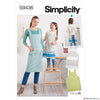 Simplicity Pattern S9436 Adults' & Children's Aprons