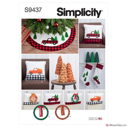 Simplicity Pattern S9437 Christmas Decorations