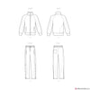 Simplicity Pattern S9458 Men's Knit Jacket & Pants