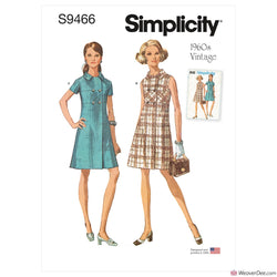 Simplicity Pattern S9466 Misses' Dress - Vintage 1960s