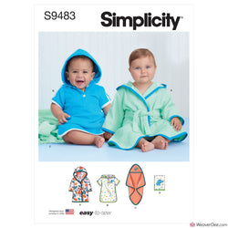 Simplicity Pattern S9483 Babies' Bath Set