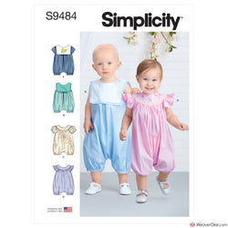 Simplicity Pattern S9484 Babies' Rompers