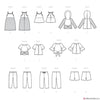 Simplicity Pattern S9499 Doll Clothes 18"