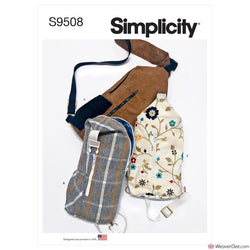 Simplicity Pattern S9508 Sling Bags in 2 Sizes