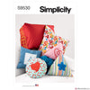 Simplicity Pattern S9530 Pillows in 3 Sizes & Pillow Case