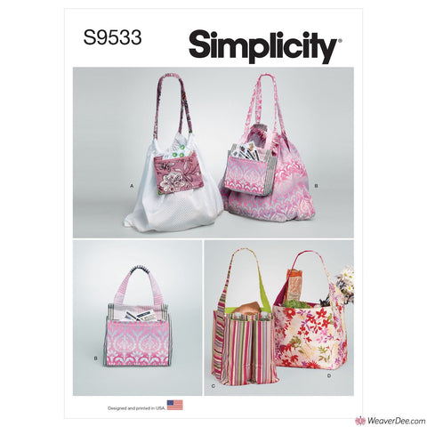 Simplicity Pattern S9533 Grocery Totes