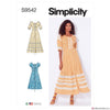 Simplicity Pattern S9542 Misses' Dresses