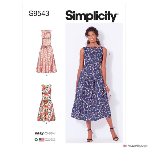 Simplicity Pattern S9543 Misses' Dresses