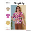 Simplicity Pattern S9547 Misses' Top & Tunic