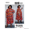 Simplicity Pattern S9551 Women's Tops, Skirt & Shorts