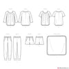 Simplicity Pattern S9556 Misses' Nursing Tops, Pants, Shorts & Blanket