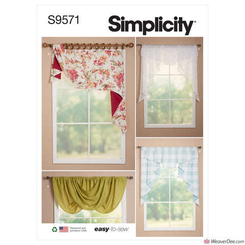 Simplicity Pattern S9571 Valances & Swags