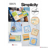 Simplicity Pattern S9575 Fidget Pages, Quilt, Zipper Case & Key Fob