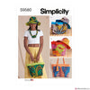 Simplicity Pattern S9580 Bags, Hat & Necklace