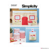 Simplicity Pattern S9587 Sewing Room Accessories