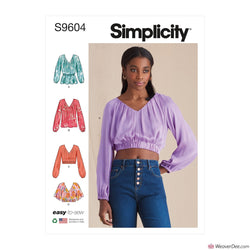 Simplicity Pattern S9604 Misses' Blouses