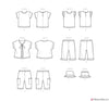 Simplicity Pattern S9616 Babies' Tee-Shirts, Jacket, Pants & Hat