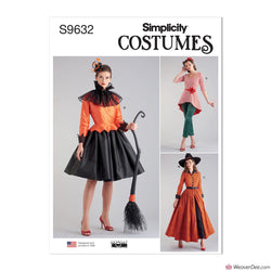 Simplicity Pattern S9632 Misses' Costumes - Retro Halloween